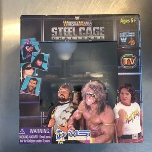 WWE WWF WRESTLING WRESTLEMANIA STEEL CAGE CHALLENGE PLUG N PLAY TV GAME NES Port